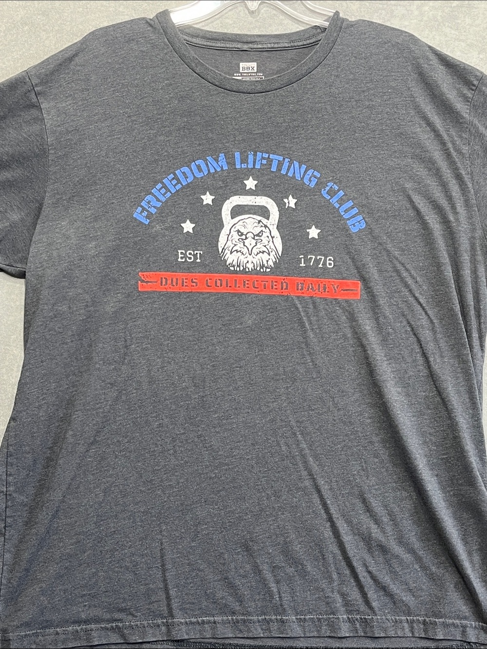 The Lift Box Freedom Lifting Club Graphic T-Shirt Eagle Men’s 2XL